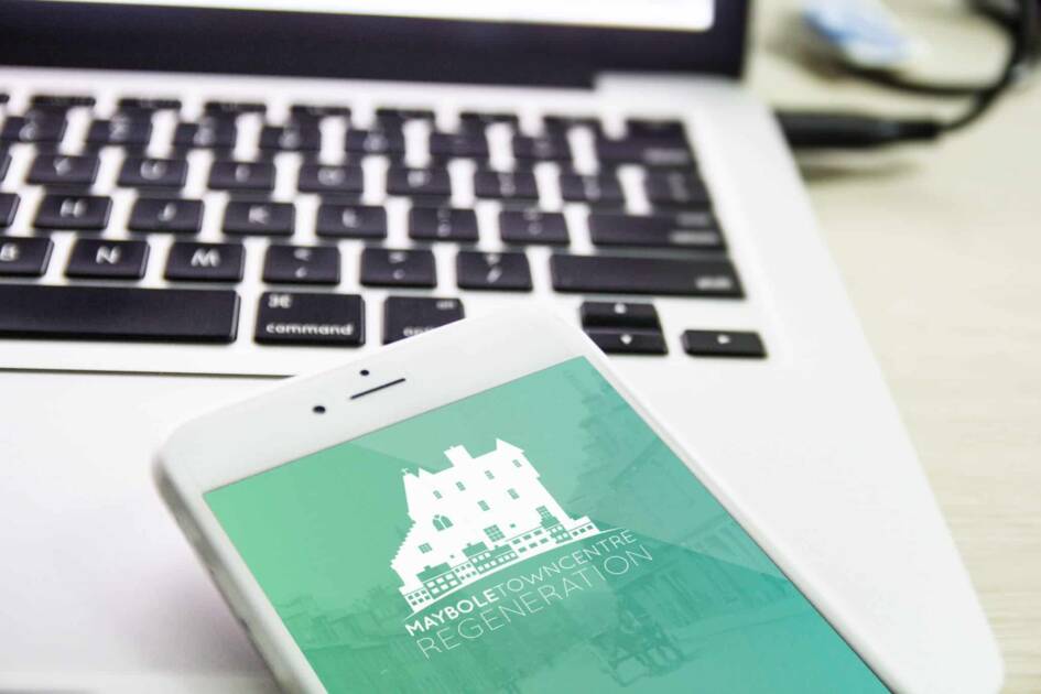 Maybole Regeneration Project: Web & Brochure Design : Launch Digital